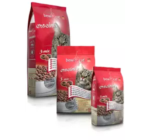 Сухий корм для котів Bewi cat Сrocinis 3-мікс (курка, індичка та морська риба) Сухий корм для котів Bewi cat Сrocinis 3-мікс (курка, індичка та морська риба)