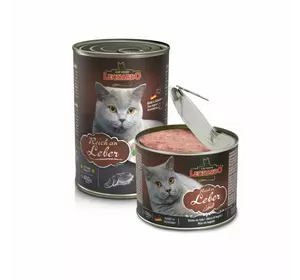 Консерви для котів Leonardo Quality Selection м'ясо з печінкою