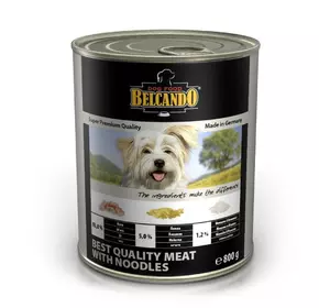 Консерви для собак BELCANDO (Белькандо) добірне м'ясо з локшиною